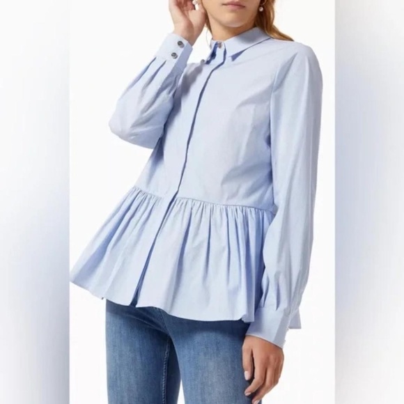 Ted Baker London Tops - Ted Baker London Striped Peplum Top NWT